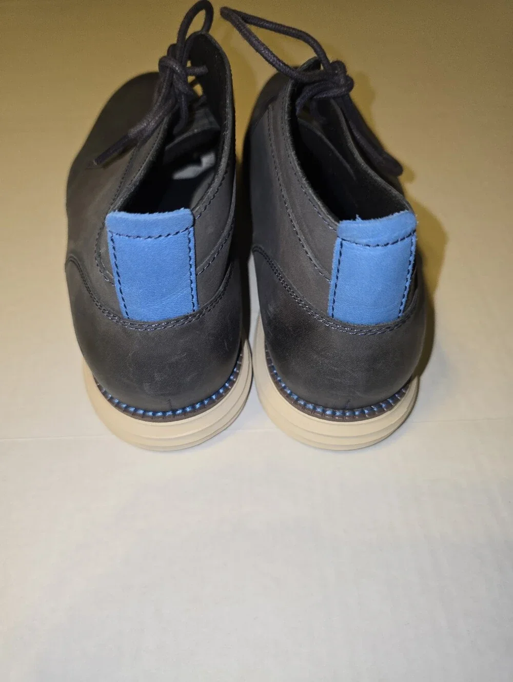 Cole Haan Men's ØriginalGrand Remastered Waterproof Chukka Boots 10.5 Navy Blue